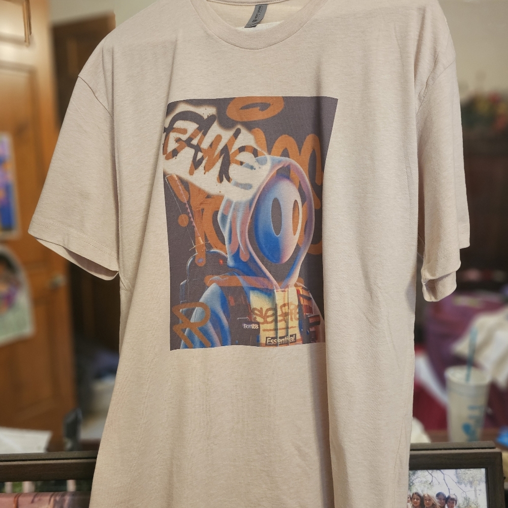 Custom dtg 100% cotton T shirt